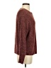 Pink Rose 100% Acrylic Tweed Burgundy Pullover Sweater Size S - photo 4