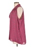 Laundry by Shelli Segal 100% Polyester Graphic Pink Sleeveless Blouse Size L - photo 5