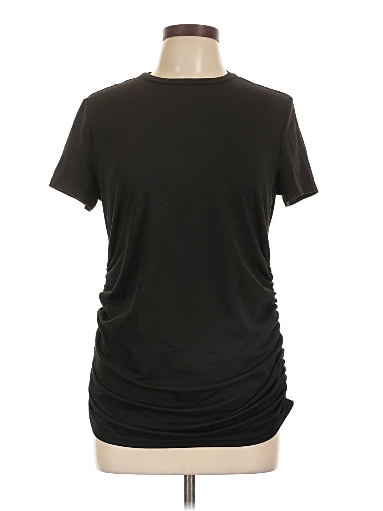Pre-owned Ekouaer Short Sleeve T-shirt In Black