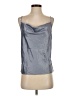 Simplee 100% Polyester Silver Sleeveless Blouse Size S - photo 1