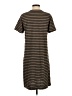 Dylan 100% Cotton Stripes Brown Casual Dress Size S - photo 2