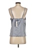 Simplee 100% Polyester Silver Sleeveless Blouse Size S - photo 2