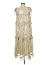 Signify 100% Polyester Ivory Cocktail Dress Size M - photo 2