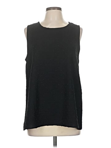Cotton Bleu Sleeveless Top (view 1)