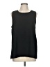Cotton Bleu 100% Polyester Black Sleeveless Top Size M - photo 1