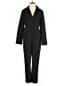 Express Solid Black Jumpsuit Size 4 - photo 1
