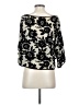 Floreat Black 3/4 Sleeve Blouse Size 4 - photo 2