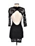 Solemio Black Cocktail Dress Size S - photo 2