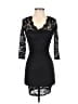 Solemio Black Cocktail Dress Size S - photo 1