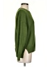 Unbranded 100% Polyester Solid Green Pullover Sweater Size S - photo 4