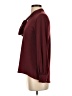 CeCe Burgundy Long Sleeve Blouse Size XS - photo 5