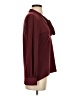 CeCe Burgundy Long Sleeve Blouse Size XS - photo 4