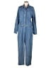 MICHAEL Michael Kors 100% Cotton Blue Jumpsuit Size M - photo 1
