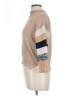 Cellabie 100% Polyester Color Block Tan Turtleneck Sweater Size L - photo 5