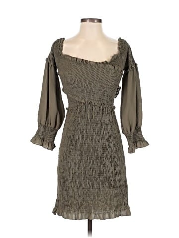 Nude Casual Dress (view 1)