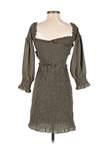 Nude Casual Dress (view 2)