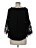 Assorted Brands Black 3/4 Sleeve Blouse Size M - photo 2