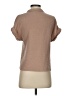 Shein Tan Short Sleeve Blouse Size 4 - photo 2