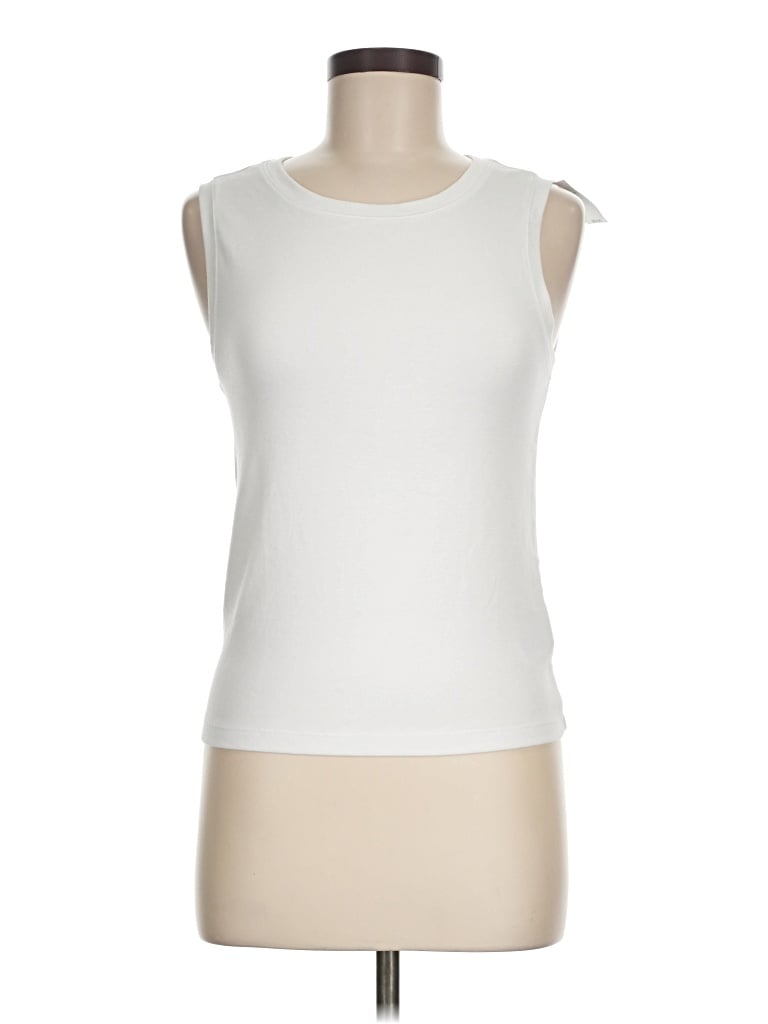 Pre-owned Gap Sleeveless T-shirt In White