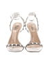 Valentino Silver Crystal Rockstud Sandals Size EU 37 - photo 2