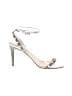 Valentino Silver Crystal Rockstud Sandals Size EU 37 - photo 1