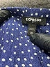 Express Outlet 100% Rayon Stars Blue Short Sleeve Blouse Size XXS - photo 7