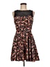 Forever 21 100% Polyester Floral Black Cocktail Dress Size M - photo 1