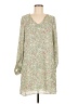 Louna 100% Polyester Floral Green Casual Dress Size M - photo 1