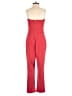 Express Solid Red Jumpsuit Size 4 - photo 2