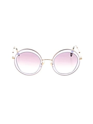 Miu Miu Metal Frame Round Sunglasses (view 2)