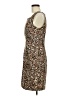DressBarn Animal Print Brown Cocktail Dress Size 8 - photo 5