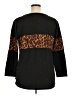 Lucky & Blessed Animal Print Black Pullover Sweater Size XL - photo 2