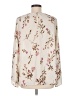 Lush Floral Ivory Long Sleeve Blouse Size M - photo 2