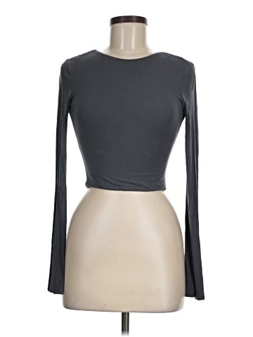 Charcoal Long Sleeve T-Shirt (view 1)