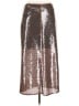 A.L.C. 100% Polyester Metallic Silver Gold Formal Skirt Size L - photo 1