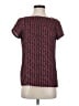 Ann Taylor LOFT 100% Polyester Red Black Short Sleeve Top Size XS - photo 1