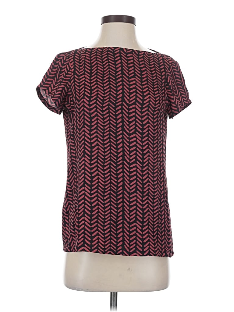 Pre-owned Ann Taylor Loft Kids' Short Sleeve Top Yellow Square Neckline Tops