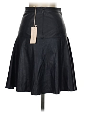 Rebecca Taylor Faux Leather Skirt (view 2)