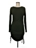 Nine Britton Solid Green Casual Dress Size M - photo 1