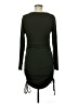 Nine Britton Solid Green Casual Dress Size M - photo 2