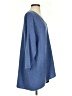 Pure Amici 100% Cashmere Blue Poncho Size 2 - photo 4