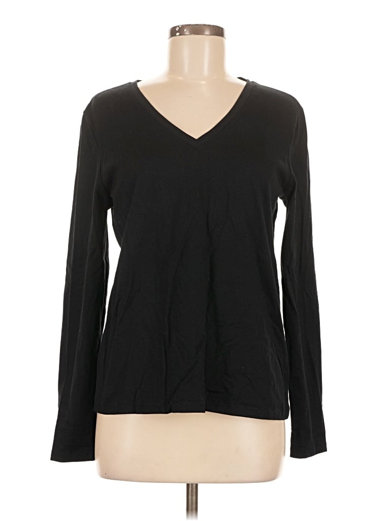 Pre-owned Amazon Essentials Long Sleeve T-shirt In Black