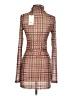 Atoir 100% Polyester Stripes Plaid Brown Cocktail Dress Size XS - photo 2