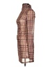 Atoir 100% Polyester Stripes Plaid Brown Cocktail Dress Size XS - photo 5