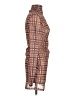 Atoir 100% Polyester Stripes Plaid Brown Cocktail Dress Size XS - photo 4
