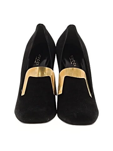 Gucci Suede Loafer Pumps (view 2)