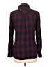 Rails 100% Rayon Plaid Burgundy Long Sleeve Button-Down Shirt Size L - photo 2