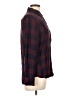 Rails 100% Rayon Plaid Burgundy Long Sleeve Button-Down Shirt Size L - photo 4