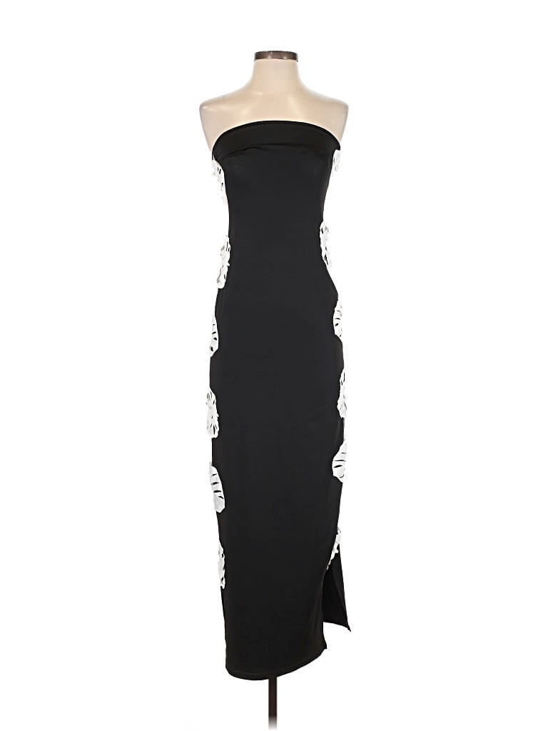 Pre-owned Unbranded Cocktail Dress In Black