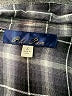 Blue Rain 100% Rayon Plaid Black Purple Long Sleeve Blouse Size L - photo 7